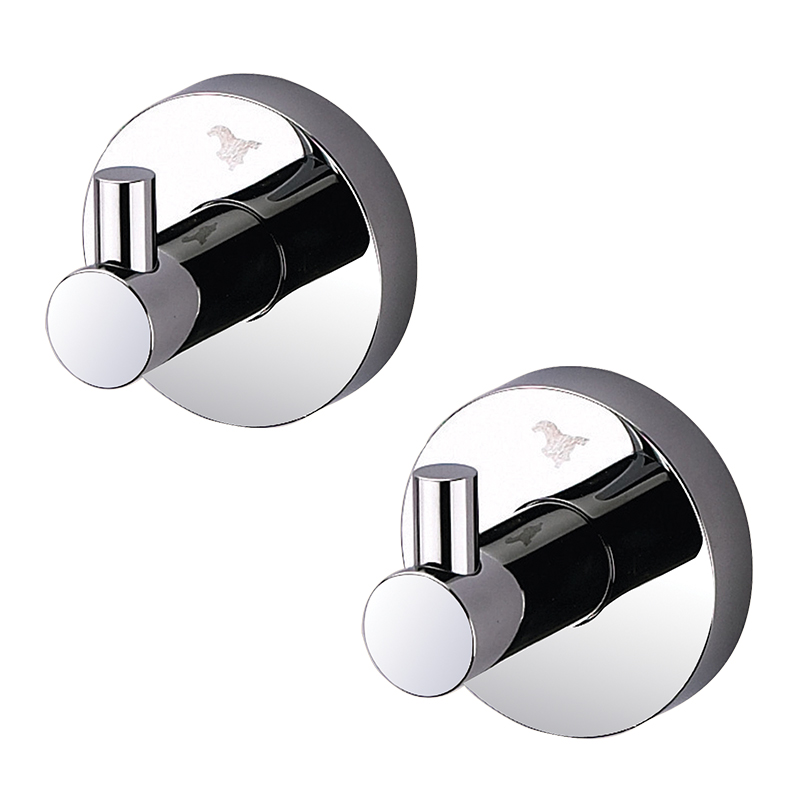 JM31 Single Chrome Or Brush Nickel Clothes Hook JM31 Brass Bathroom Robe Hook Or Coat Hook