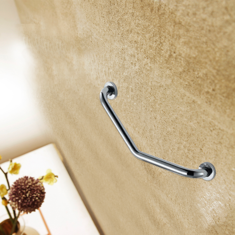 HMC323 China factory wholesale high quality stainless steel L shaped wall moutned disabled grab bars