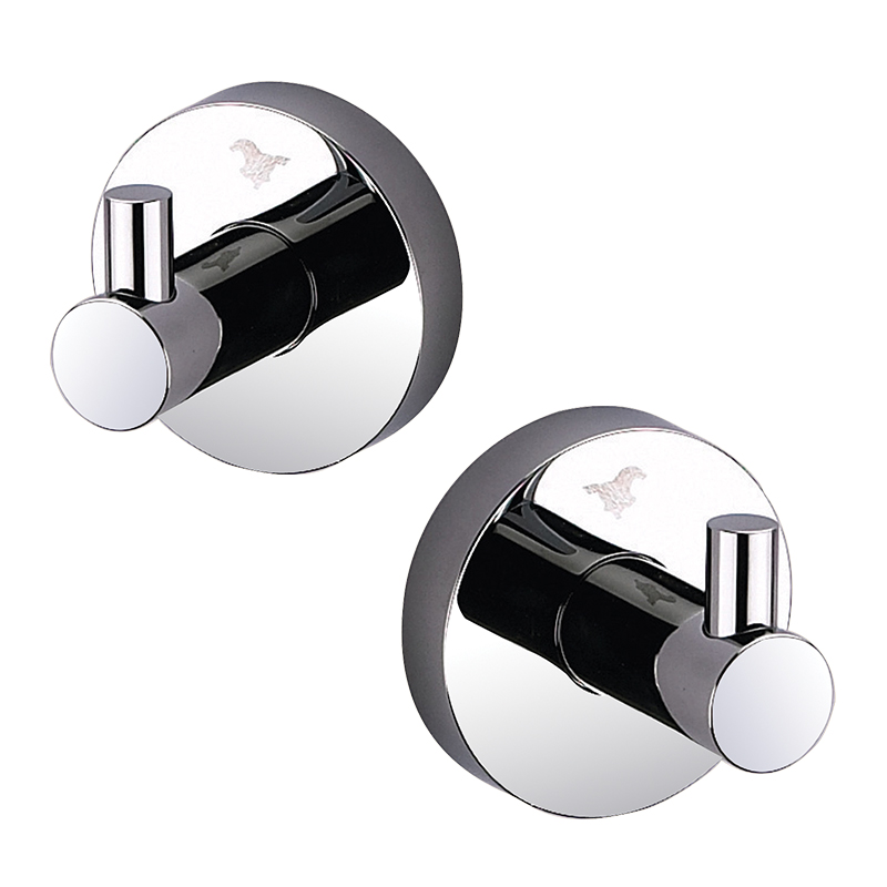 JM31 Single Chrome Or Brush Nickel Clothes Hook JM31 Brass Bathroom Robe Hook Or Coat Hook