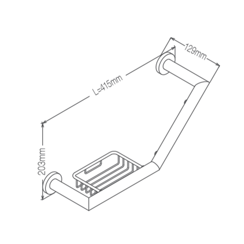 HM925 SWIFTHORSE Shower Bath Armrest Bathtub Safety Support Handle Curved Handrails Stainless Steel Grab Rail For Bathroom