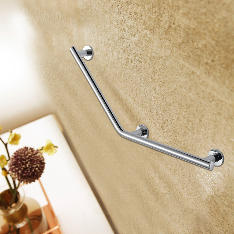 HM9531 Public Toilet Wall Mount Bathroom Balance Handle Bar Safety Shower Grab Bar 304 Stainless Steel Handicap Grab Bars