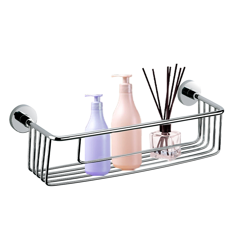 FM90-300 Stainless Steel Shower Organizer Storage Shelves Bathroom Rack Shelf Basket Corner Shower Shelf