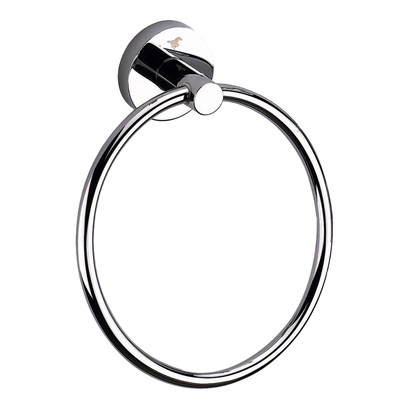   JM20 Factory Supply Bathroom Accessories Wall Mounted Towel Ring Engineered Holder Stainless Steel Towel Ring