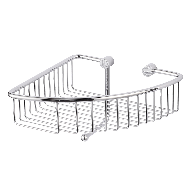 FM81321 Factory Price Wall Mounted Bathroom Baskets Stainless Steel Shower Caddy Corner Bathroom Shelves