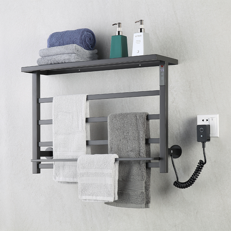 DR2187 Smart Radiator Designer Wall-Mounted Electric Steel Towel Holder Bathroom Heated Towel Rack