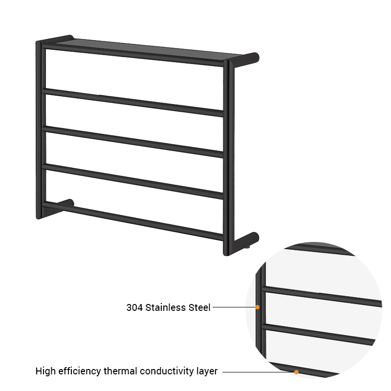 DR25086 High quality smart wall mounted towel warmer rack with electric radiator electric heater towel drying rack