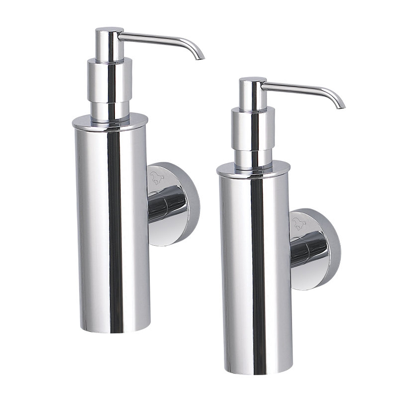 JM55 Soap Dispenser Wall Mounted Stainless Steel 304 Bathroom Accessory Chrome Soap Dispenser Wall Mounted Bathroom