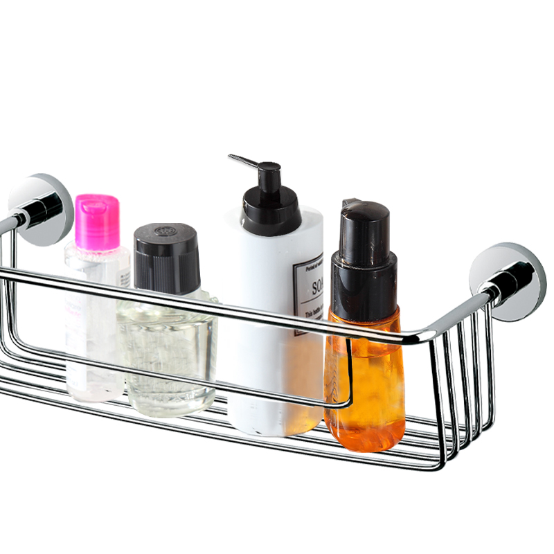 FM90-300 Stainless Steel Shower Organizer Storage Shelves Bathroom Rack Shelf Basket Corner Shower Shelf