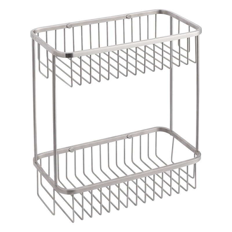 FC2230 Modern Wall Mounted Stainless Steel 304 Shower Basket Shelf Shampoo Storage