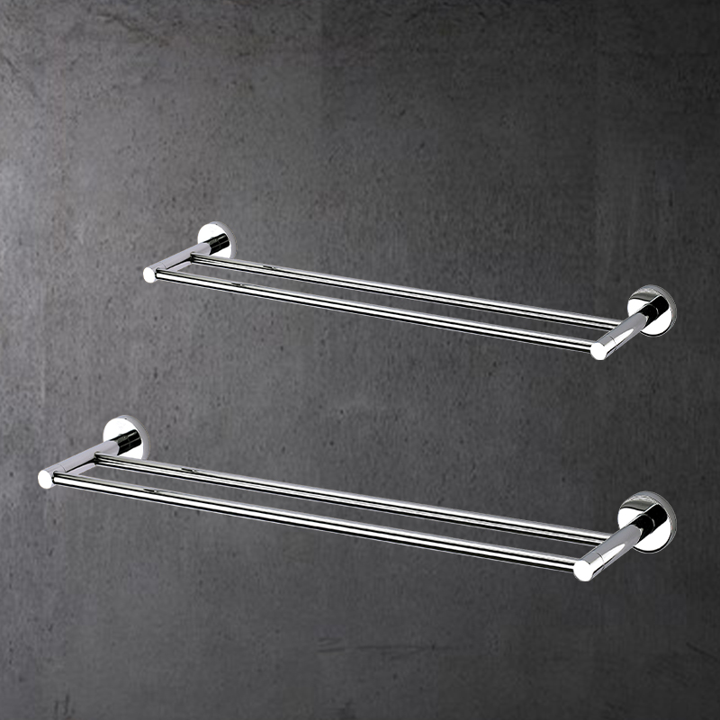  JM12 Stainless Steel 304 Wall Mounted High Quality Punching Style Towel Rack Towel Bars Matt Black