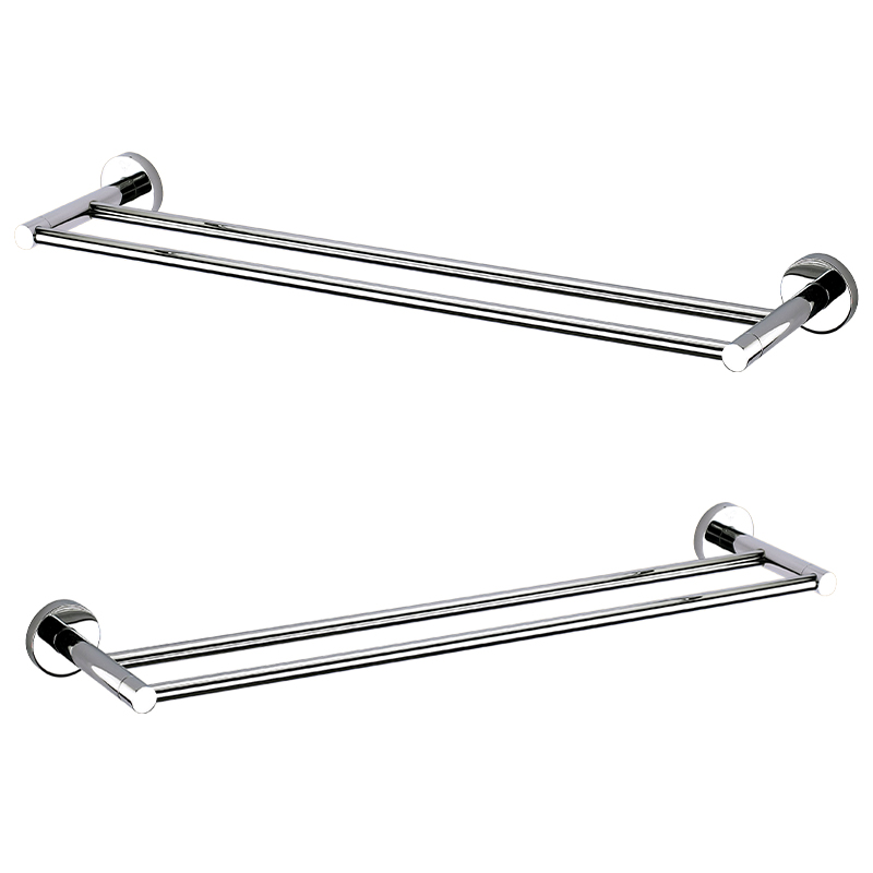  JM12 Stainless Steel 304 Wall Mounted High Quality Punching Style Towel Rack Towel Bars Matt Black