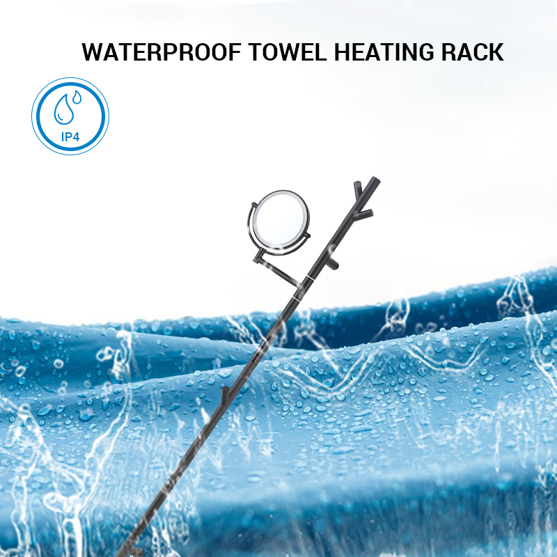 DR1730 45℃ /50℃/ 55℃ Waterproof Bathroom free vertical heated towel rail