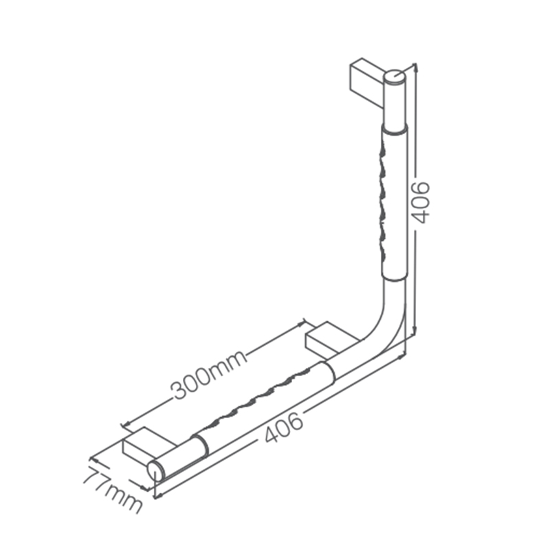 MT9541S China factory wholesale high quality stainless steel L shaped wall moutned disabled grab bars