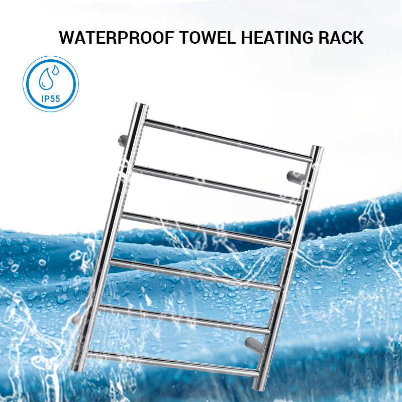 DR2502 Durable High End Europe Style Bathroom Heating Rack Hardwired Towel Warmer Towel Rack Stand With Holder Rack