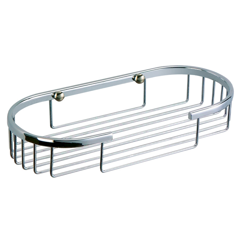 FM55 Professional simple stainless steel metal storage holder bathroom accessories rack