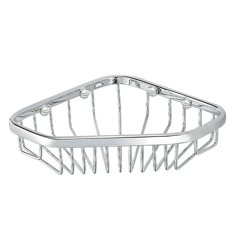 FM33 New Design Fancy Diamond Shape Durable Stainless Steel Shower Caddy Bathroom Rack