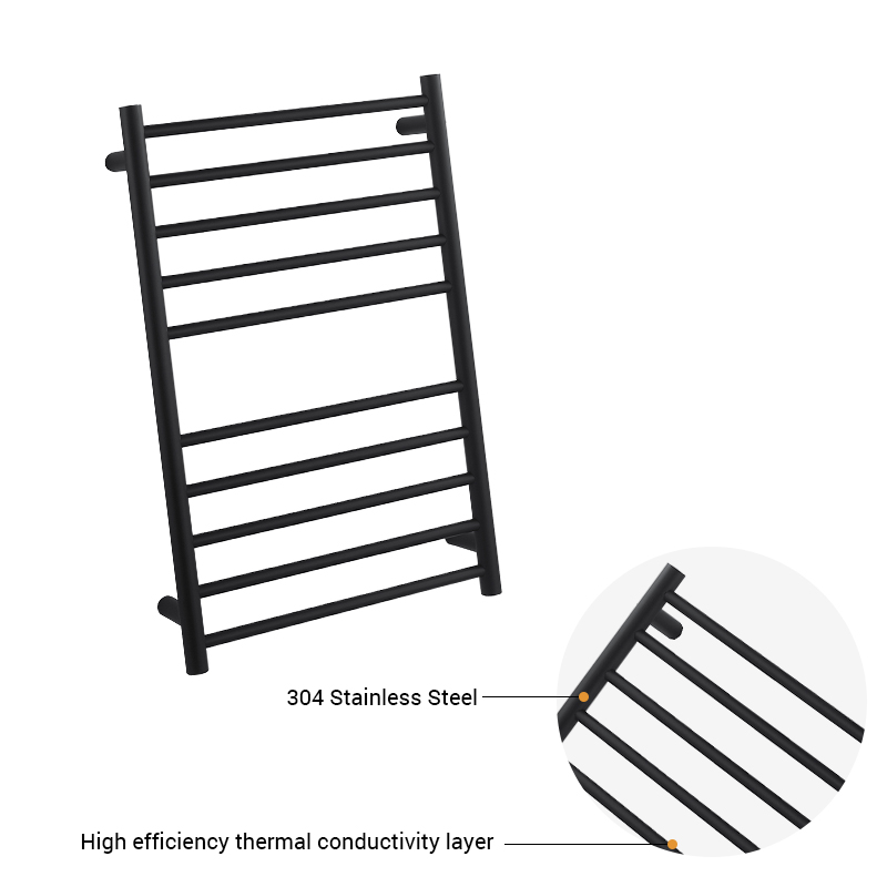 DR2501 Promotion of high quality Modern Heated Electric 220V Holder Vertical Towel Drying Rack Stainless Steel Towel Rack