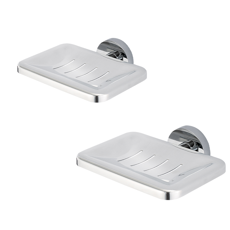 JM56 Stainless Steel 304 Storage Plate Tray Bathroom Shower Soap Holder Drain Soap Holder Box Soap Box