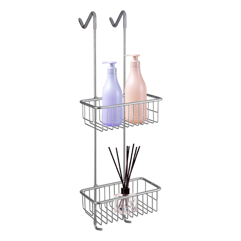 FM9335 Bathroom storage rack the rack hung door be used place bath balls soap toiletries applicable bathroom kitchen