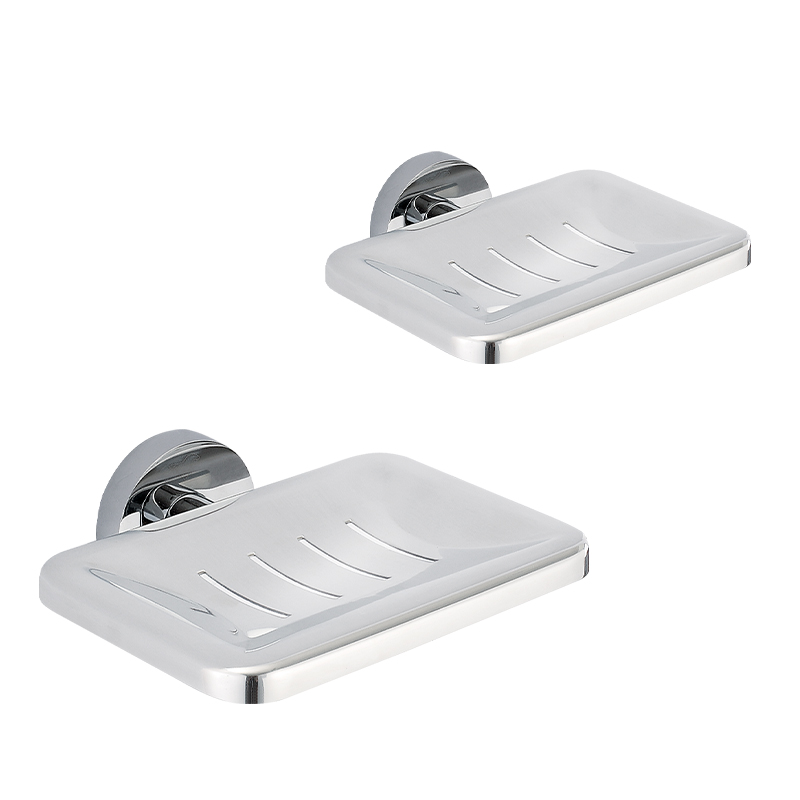 JM56 Stainless Steel 304 Storage Plate Tray Bathroom Shower Soap Holder Drain Soap Holder Box Soap Box