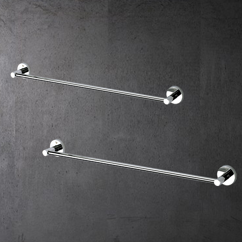 JM11 Luxury washroom single towel bar bathroom towel hook wall mounted stainless steel 304 towel holder rack rail