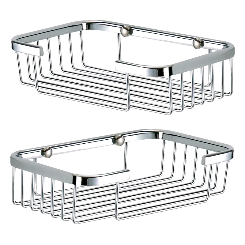 FM54 Bathroom Soap Basket Shampoo Holder Wall Mount Shower Caddy