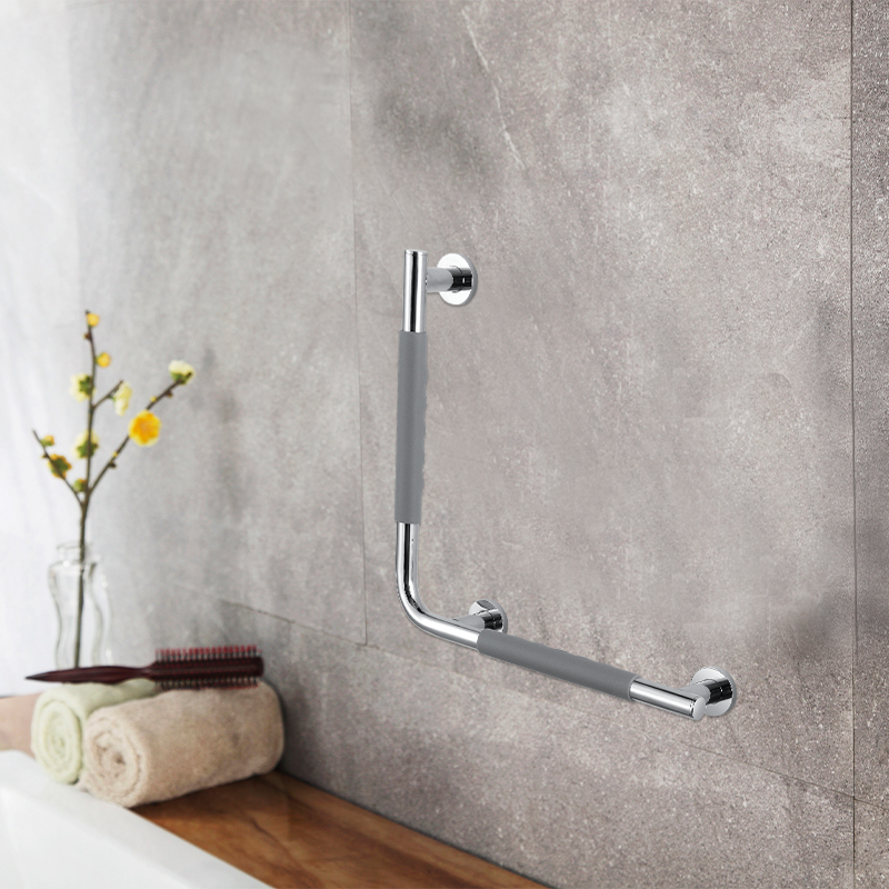 HM9541S China factory wholesale high quality stainless steel L shaped wall moutned disabled grab bars