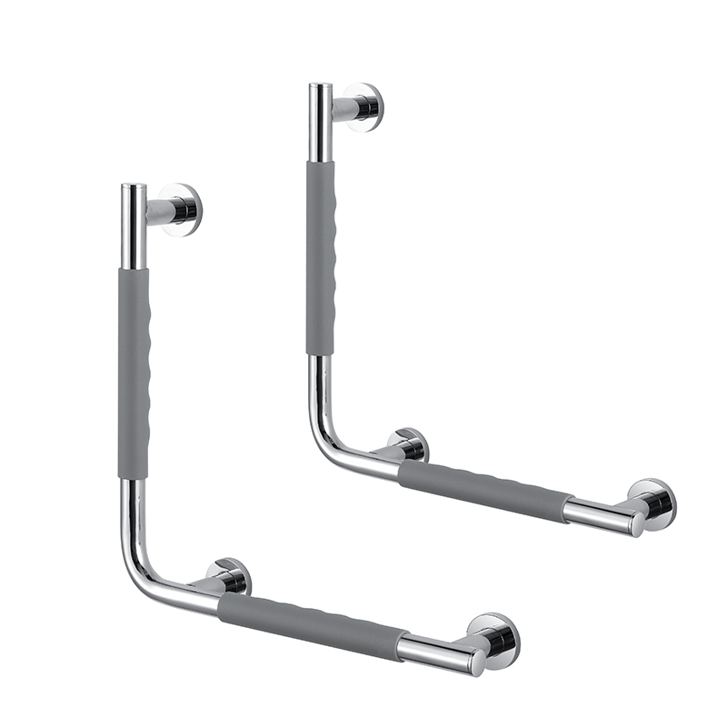 HM9541S China factory wholesale high quality stainless steel L shaped wall moutned disabled grab bars